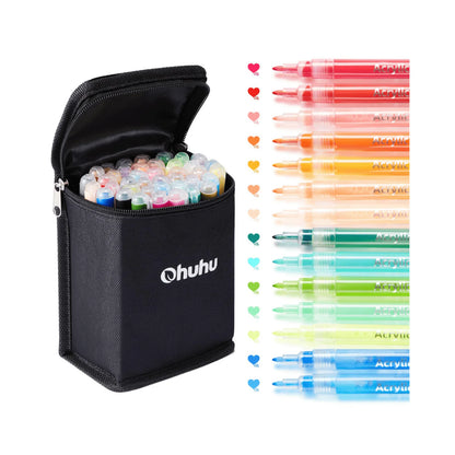 Ohuhu 40 Colours Acrylic Marker Pens