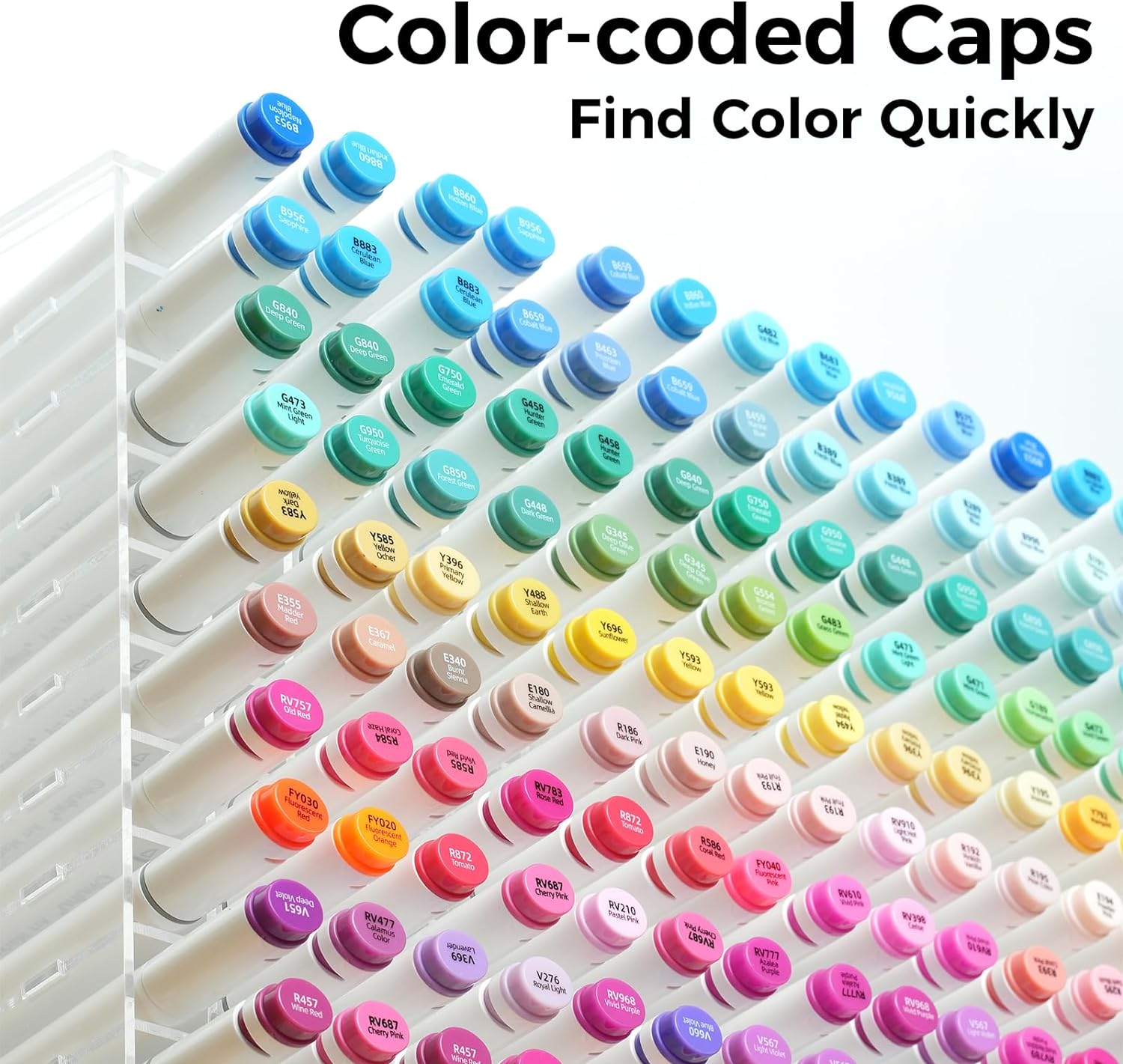 Set of deals 120 Alcohol Dual Tip Color Copic Markers New