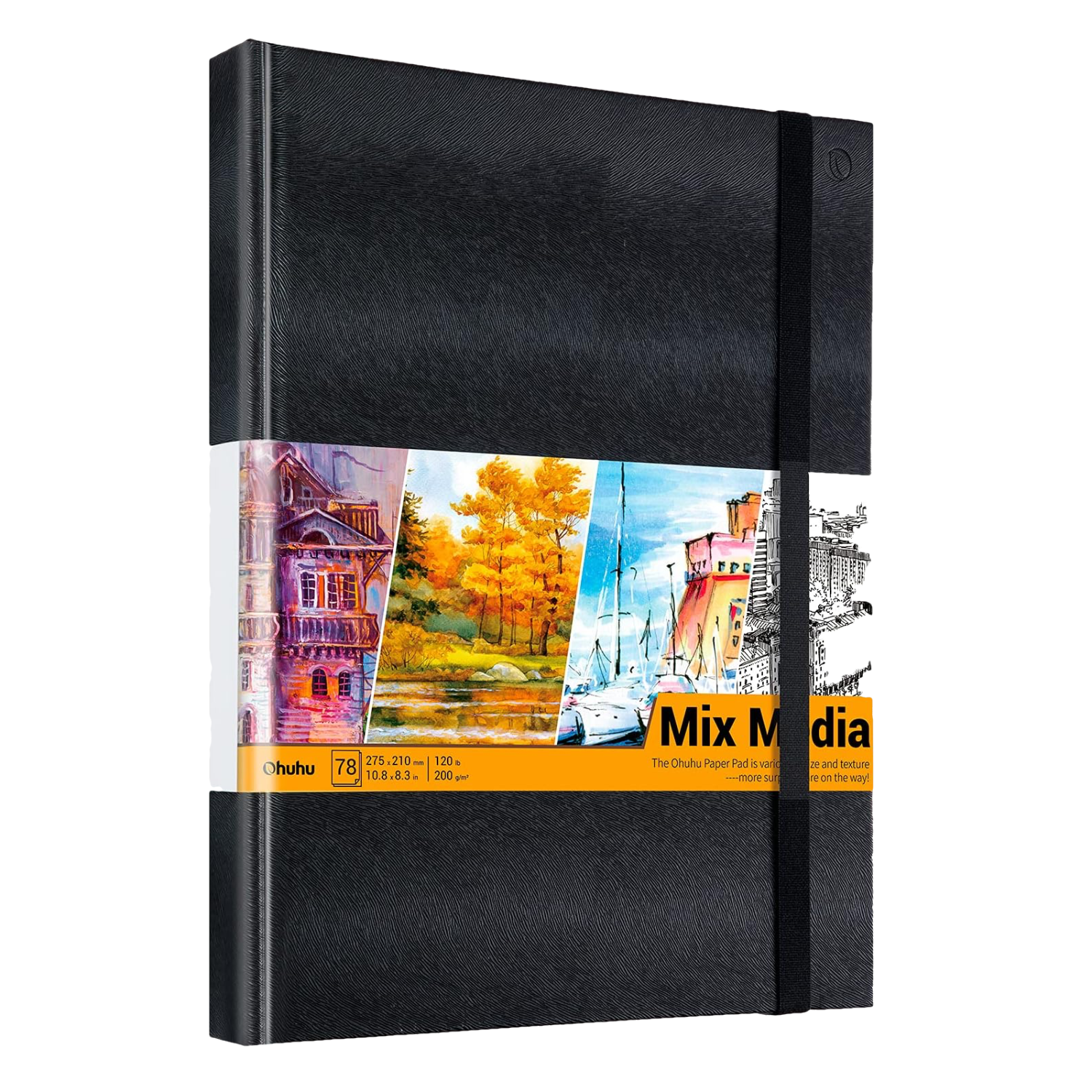 Ohuhu Mixed Media Pad, Art Sketchbook, 78 sheets, 275x210mm